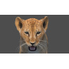 Animated Lion Cub 3D Model PROmax3D - 6