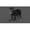 Animated Leopard Cub 3D Model PROmax3D - 11