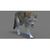 Red Wolf 3d Model Rigged PROmax3D - 2