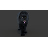 Black Panther Animated Fur 3d Model PROmax3D - 3