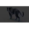 Black Panther Animated Fur 3d Model PROmax3D - 8