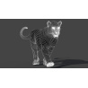 Leopard 3D Model Animated Fur PROmax3D - 18