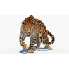 Animated Sri Lankan Leopard 3D Model PROmax3D - 3