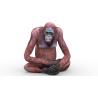 Rigged Female Orangutan 3D Model  - 13
