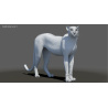 Rigged Cheetah Furry 3D Model PROmax3D - 22