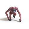 Animated Female Orangutan 3D Model  - 16